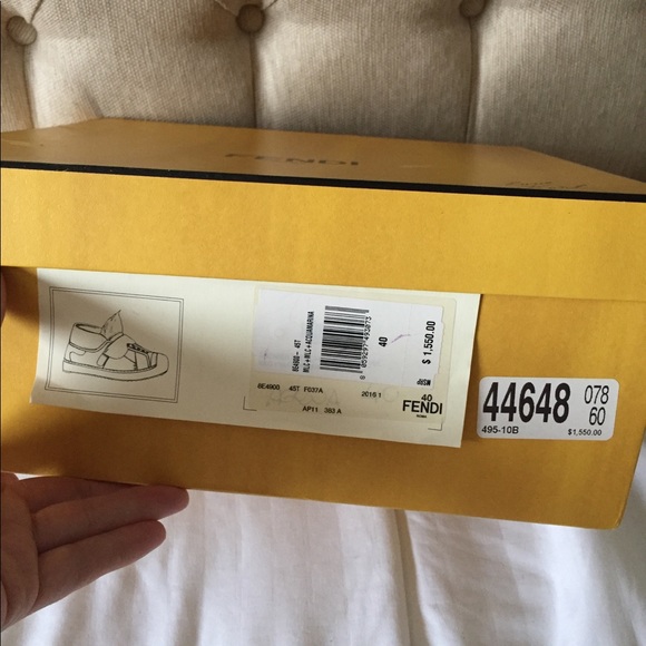 Fendi Carlito fur sneakers - Picture 5 of 8